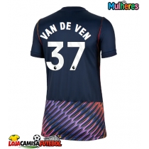 Camisa de Futebol Tottenham Hotspur Micky van de Ven #37 Equipamento Secundário Mulheres 2026-27 Manga Curta